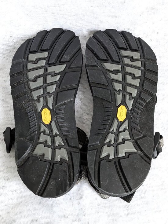 NEW Men\'s Chaco Z Cloud Adjustable Strap Hiking Gray Black Sandals Size 10 main image 9